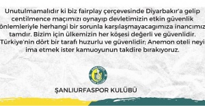 Şanlıurfaspor'un Diyarbakır'da otel rezervasyonu iptal edildi