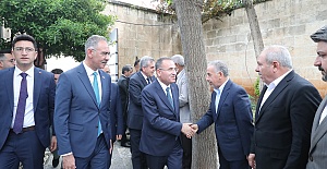 AK Partililer Başkan Mehmet Kuş'a tebrik ziyaretinde bulundular