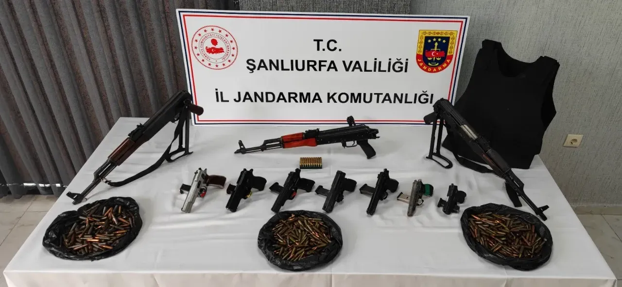 Şanlıurfa'da ruhsatsız silah operasyonu: 4 şüpheli yakalandı