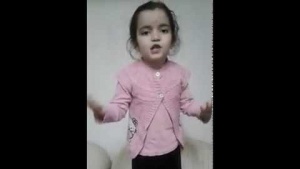Urfalı küçük kız İstiklal marşını böyle okudu...
