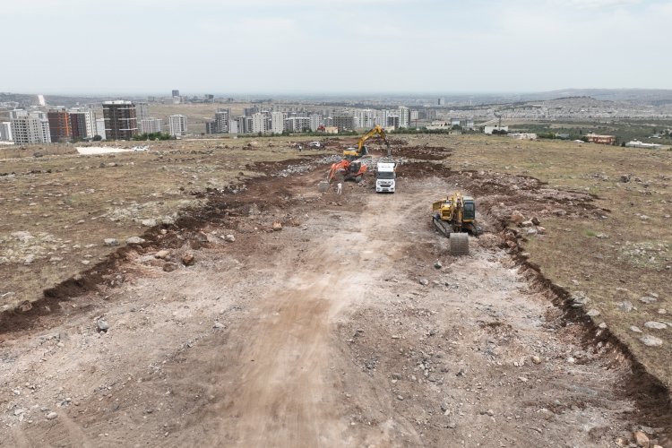 Maşuk TOKİ trafiğini rahatlatacak yeni yol çalışması başladı