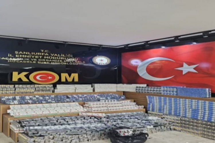 Şanlıurfa’da Kaçak Sigara Operasyonu: 1 Kişi Tutuklandı
