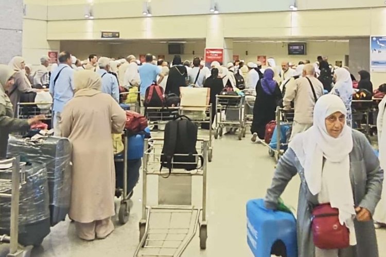 İlk Hacı Kafilesi Şanlıurfa GAP Havalimanına ulaştı