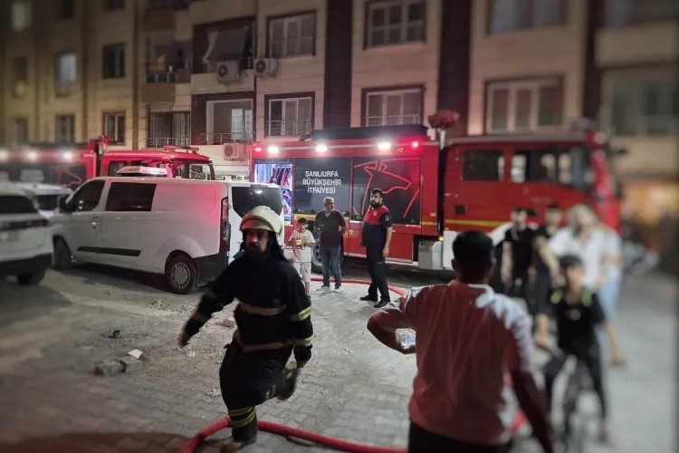 Haliliye’de Mesken Yangını