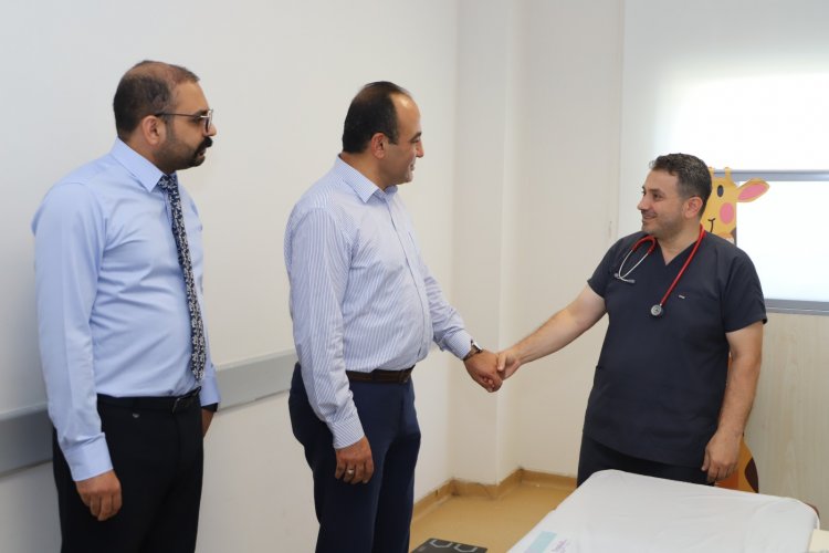 Sağlık Müdürü Dr. Erhan Berk Siverek ve Hilvan’a Denetim Yaptı