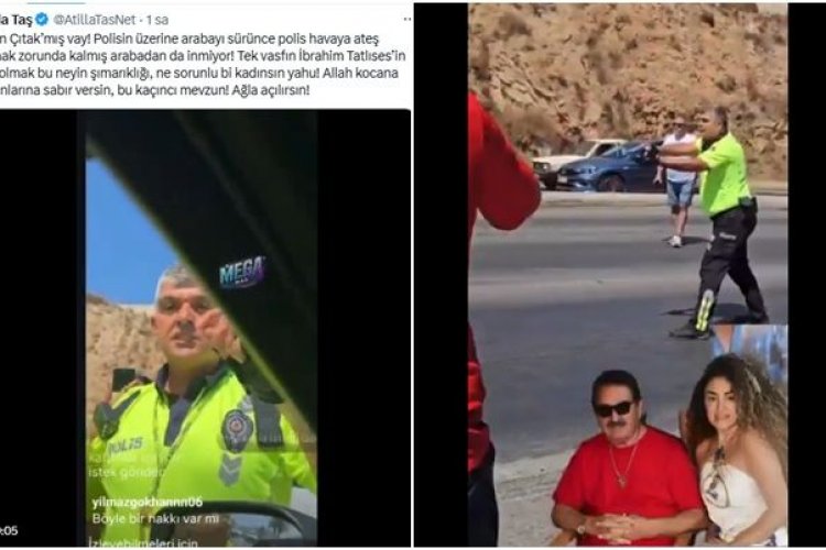 Tatlıses'in kızı Dilan Çıtak'ı polisler havaya ateş açarak durdurdu