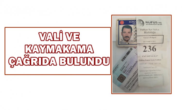 Haliliye Nüfus Müdürlüğüne Vatandaşı Mağdur Ediyor