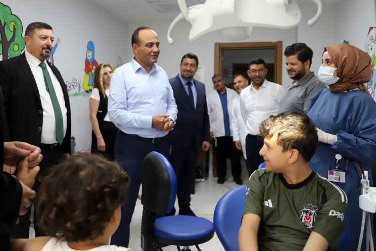 Sağlık Müdürü Berk’ten Haliliye Ağız ve Diş Sağlığı Hastanesine İnceleme Ziyareti