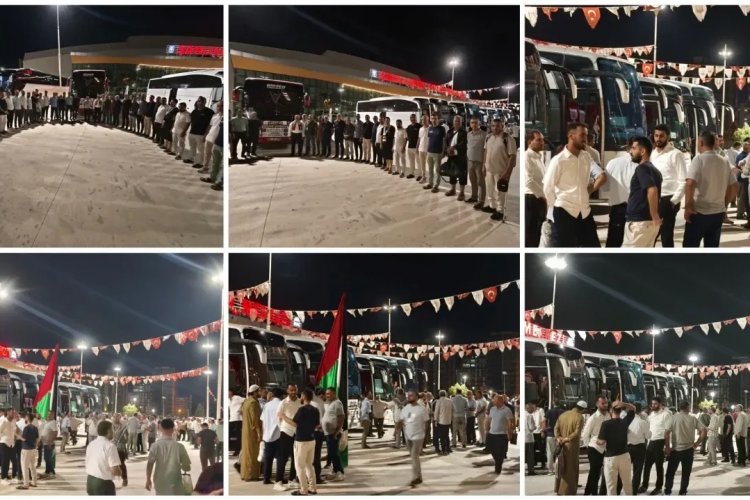 Şanlıurfa’dan Yüzlerce Vatandaş Gazze için Ankara’ya Yola Çıktı