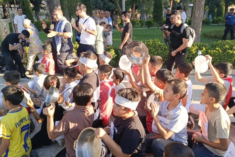Şanlıurfa’da Gazze Çocukları İçin Lantart Etkinliği