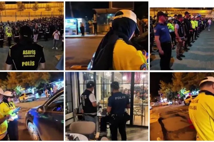 Şanlıurfa’da “Huzur-63” Uygulaması: 35 Aranan Şahıs Yakalandı