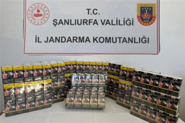 Şanlıurfa’da kaçak sigara ele geçirildi