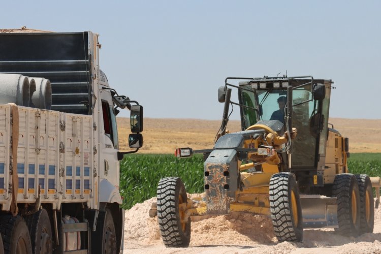 ŞANLIURFA'DA TARİHE GİDEN YOLU YENİLİYOR