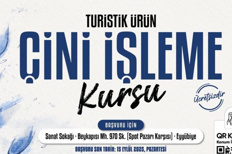 ŞANLIURFA’DA ÜCRETSİZ MOZAİK VE ÇİNİ KURSLARI AÇIYOR