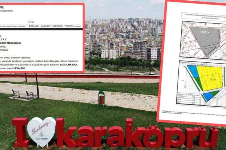 Danıştay, Karaköprü İmar Plan Değişikliğini İptal Etti