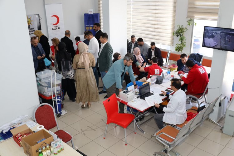 AK Parti Şanlıurfa’da Kan Ver, Can Ver Kampanyası Başlattı
