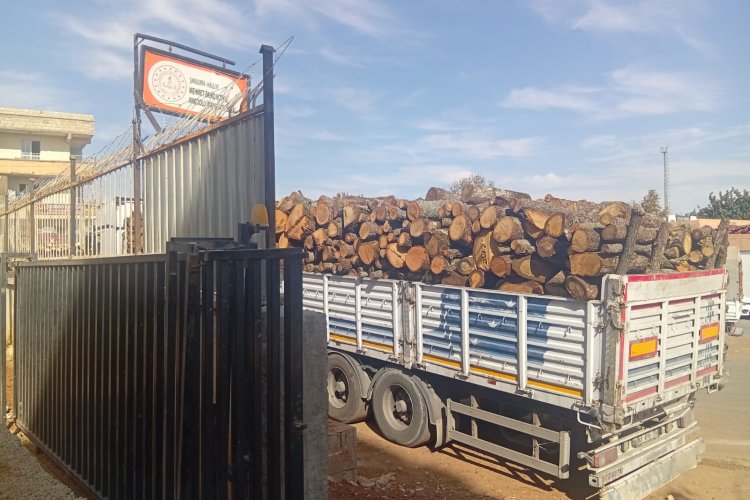 Şanlıurfa’da Mehmet Zahid Koktu İHL Önünde Odun Yüklü Tırlar Tehlike Oluşturuyor