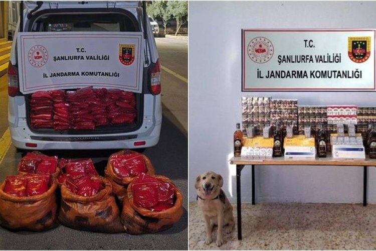 Şanlıurfa'da Tütün ve Alkol Kaçakçılarına Yönelik Operasyon