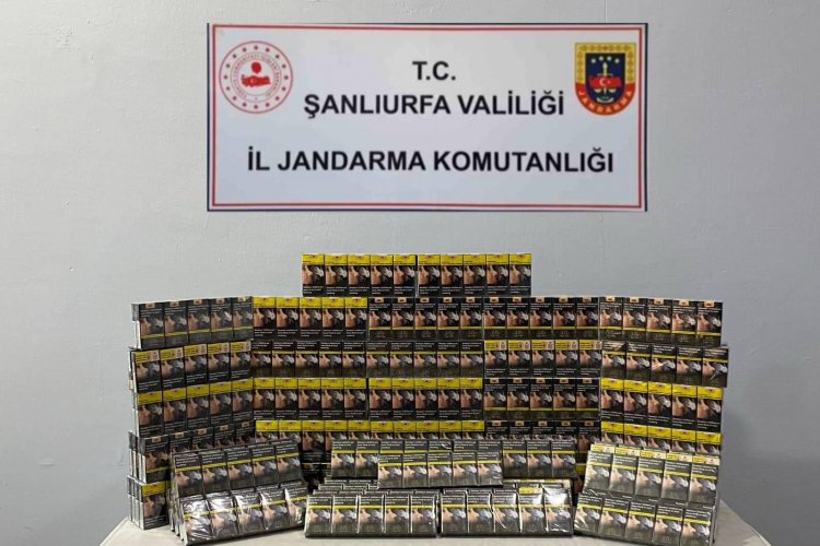 Şanlıurfa’da kaçak sigara operasyonu