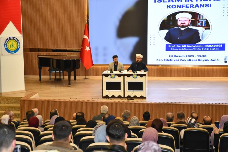 Müslüman Âlimler Birliği Başkanı Ali Muhyiddin Karadâgî Harran Üniversitesi'nde İslâm İktisadı Anlattı