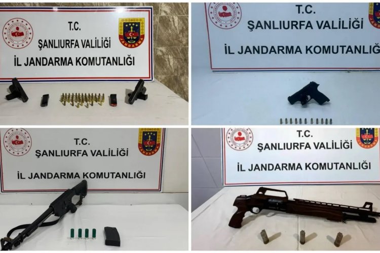 Şanlıurfa’da Ruhsatsız Silah Operasyonu
