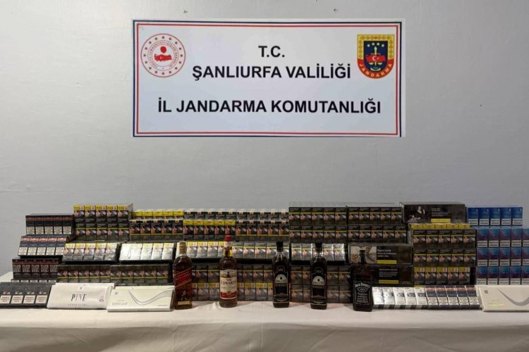 VİRANŞEHİR’DE KAÇAK TÜTÜN VE ALKOL OPERASYONU