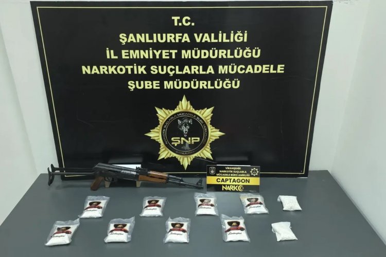 VİRANŞEHİR’DE OPERASYON: 9 BİN CAPTAGON ELE GEÇİRİLDİ