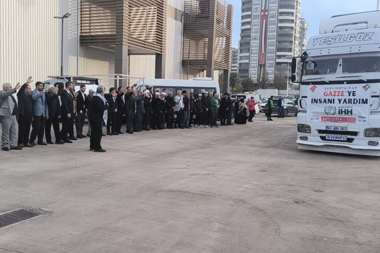 Şanlıurfa İHH, Gazze’ye 3. Yardım Konvoyunu Dualarla Uğurladı!