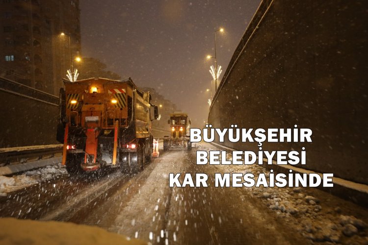 Şanlıurfa'da Hayat Durmasın: Büyükşehir Ekipleri Karla Mücadelede Teyakkuzda