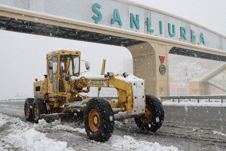 Şanlıurfa Büyükşehir, Karla Mücadelede Tam Kapsamlı Seferberlik İlan Etti