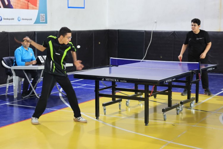 Karaköprü'de Heyecan Dorukta: Masa Tenisi Şöleni Başladı!