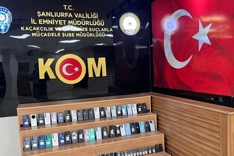 Şanlıurfa’da Kaçakçılığa Büyük Darbe: 2.6 Milyon TL Değerinde Telefon Ele Geçirildi