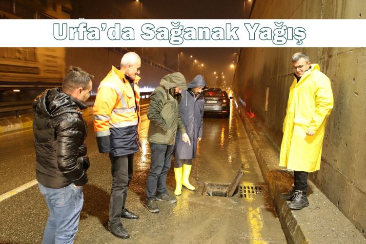 Şanlıurfa’da Sağanak Mesaisi: ŞUSKİ Ekipleri Geceyi Sahada Geçirdi!