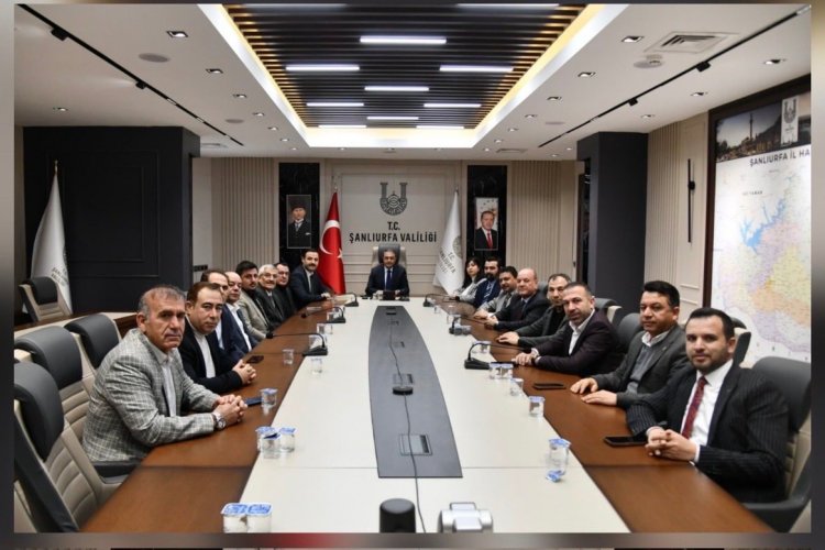 ŞANLIURFA ŞÛRÂSI'NDAN VALİ ŞILDAK'A  ZİYARET!