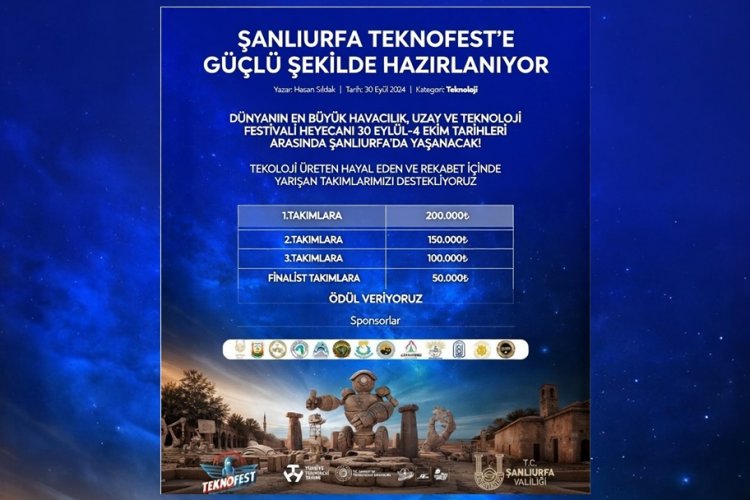 Şanlıurfa’da TEKNOFEST Seferberliği: Genç Mucitlere Dev Destek Paketi!