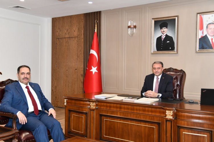 Şanlıurfa Valisi Şıldak, Yeni Atanan İletişim Bölge Müdürü Bilici'yi Kabul Etti