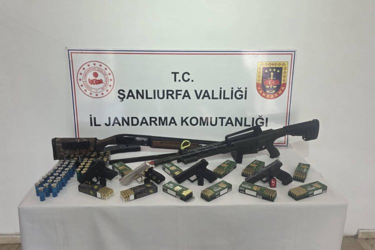 Jandarmadan Eyyübiye'de Silah Kaçakçılarına Darbe!