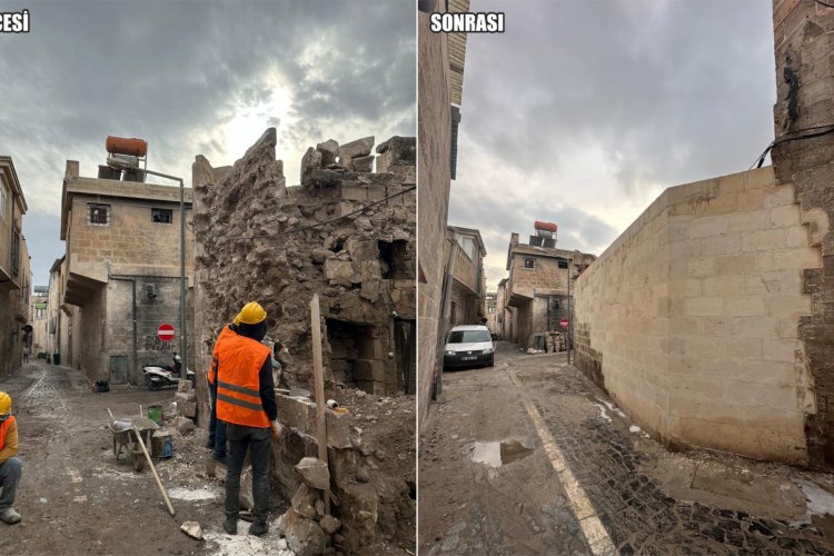 Şanlıurfa’da Depremde Hasar Gören Tarihi Sokaklar Yenileniyor