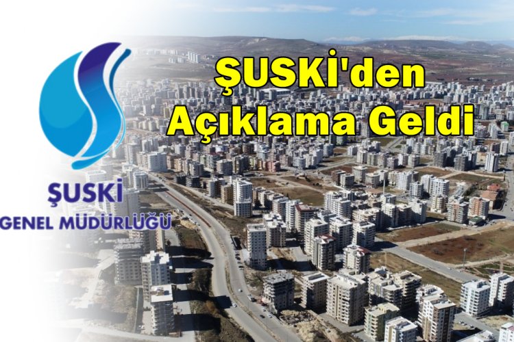 Karaköprü'de Yüzeye Çıkan Sular Korkuttu: ŞUSKİ'den Açıklama Geldi