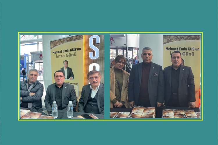 Yazar Mehmet Emin Kuş Ankara Kitap Fuarında Okurlarıyla Buluştu