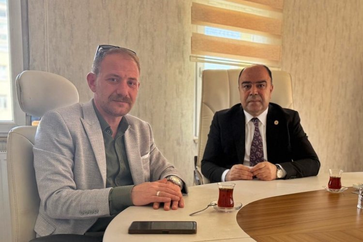 Eğitimci-Yazar Yunus Çoban’dan Başkan Nihat Çiftçi’ye Ziyaret