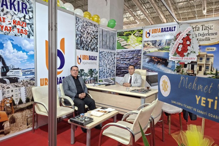 YAPI FUARI’NA URFA BAZALT DAMGASINI VURDU