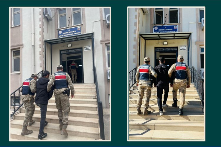 Karaköprü'de JASAT Tarafından Aranan İki Şahıs Enselendi!