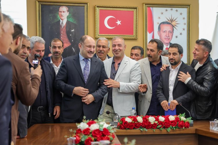 BAŞKAN GÜLPINAR, SURUÇLU MUHTARLARIN TALEPLERİNİ DİNLEDİ