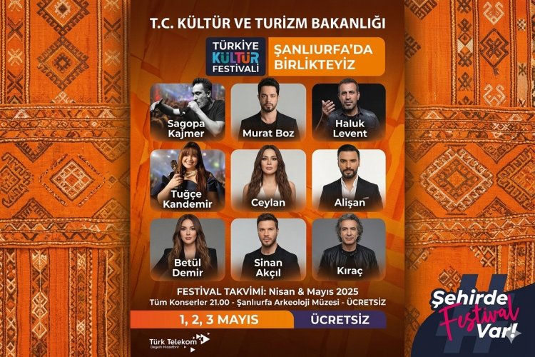 HEYECAN DORUKTA! ŞANLIURFA’DA KÜLTÜR YOLU FESTİVALİ BAŞLIYOR