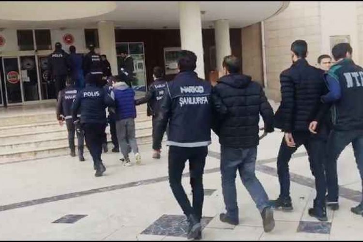 Şanlıurfa’da Suç Örgütüne Operasyon: 21 Şüpheli Gözaltında