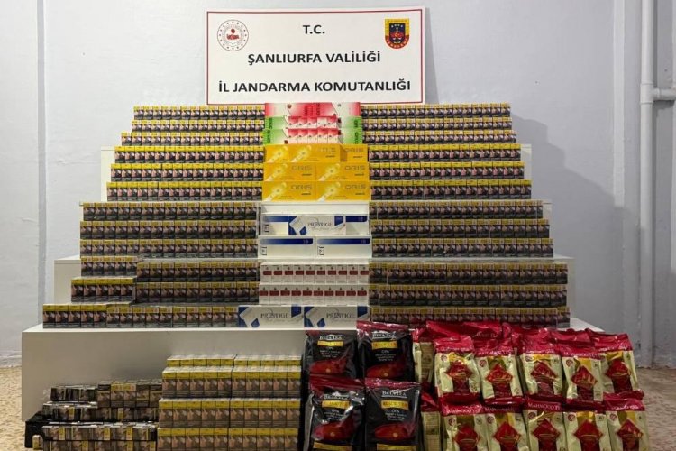 Viranşehir'de Kaçakçılık Operasyonu: Binlerce Paket Sigara Ele Geçirildi
