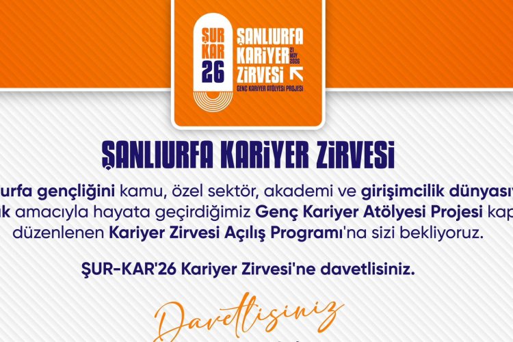 Şanlıurfa Büyükşehir Belediyesi’nden Gençlere Büyük Kariyer Zirvesi