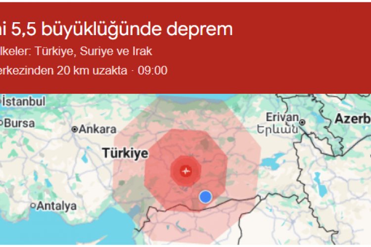 MALATYA’DA 5.6 BÜYÜKLÜĞÜNDE DEPREM! Şanlıurfa ve Çevre İller de Sallandı