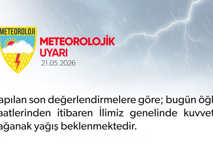 Şanlıurfa Valiliği Meteorolojik Uyarı Yayımladı